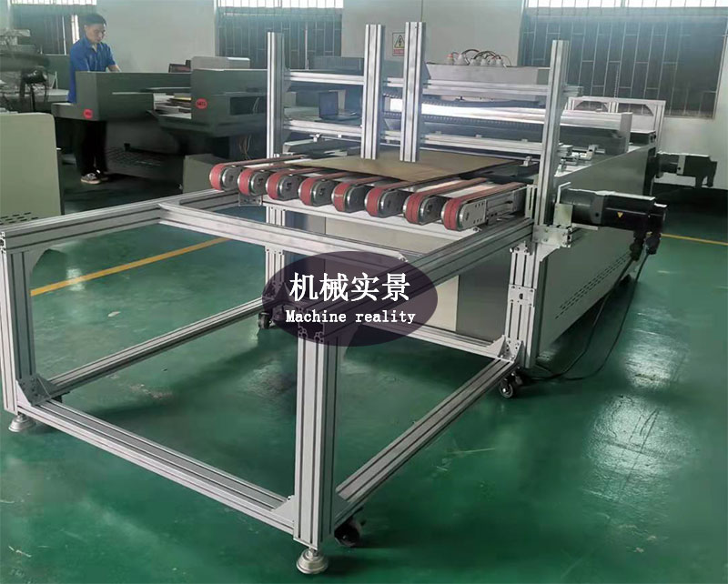 紙箱無版印刷機(jī)設(shè)備實拍，紙箱數(shù)碼印刷機(jī)廠家實拍機(jī)械。