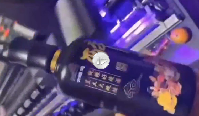 圓柱體打印視頻，酒瓶打印視頻，化妝品打印視頻